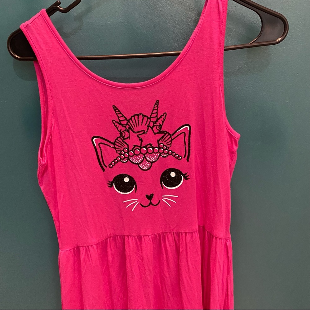 Adorable Kitty Cat Princess Justice Sundress Size 14-16
